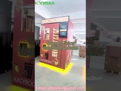الدفع بالبطاقات آلة تسليم عصير الفاكهة الطبيعية ذاتية التشغيل بالكامل