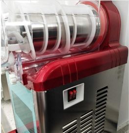 أحمر اللون ديلوكس كهربائية آلة الجليد طين ، فاخر مكعب آلة طين الصغيرة