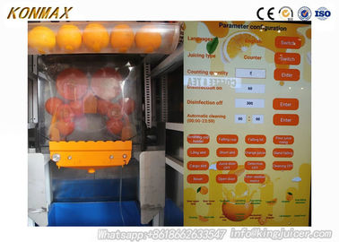 آلة بيع عصير الفاكهة أورانج اللون الأسود للمدرسة / محلات الاستخدام