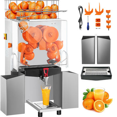 SS304 الغذاء الصف المعادن آلة عصارة البرتقال الكهربائية