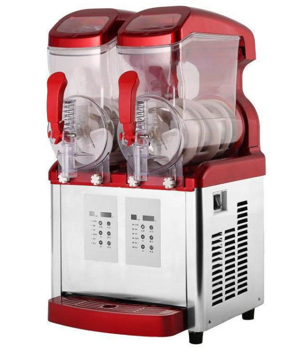 أحمر اللون ديلوكس كهربائية آلة الجليد طين ، فاخر مكعب آلة طين الصغيرة